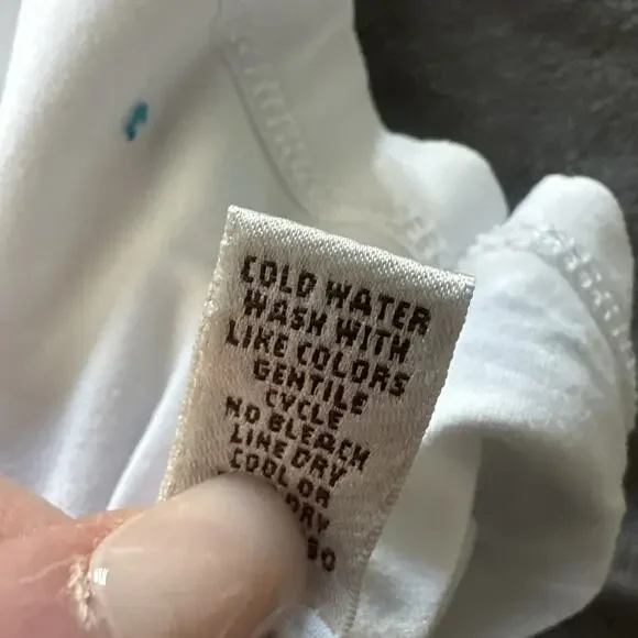 The Tailored Sportsman Top Womens Large White 1/4 Zip Pullover Equestrian Riding - Picture 6 of 8